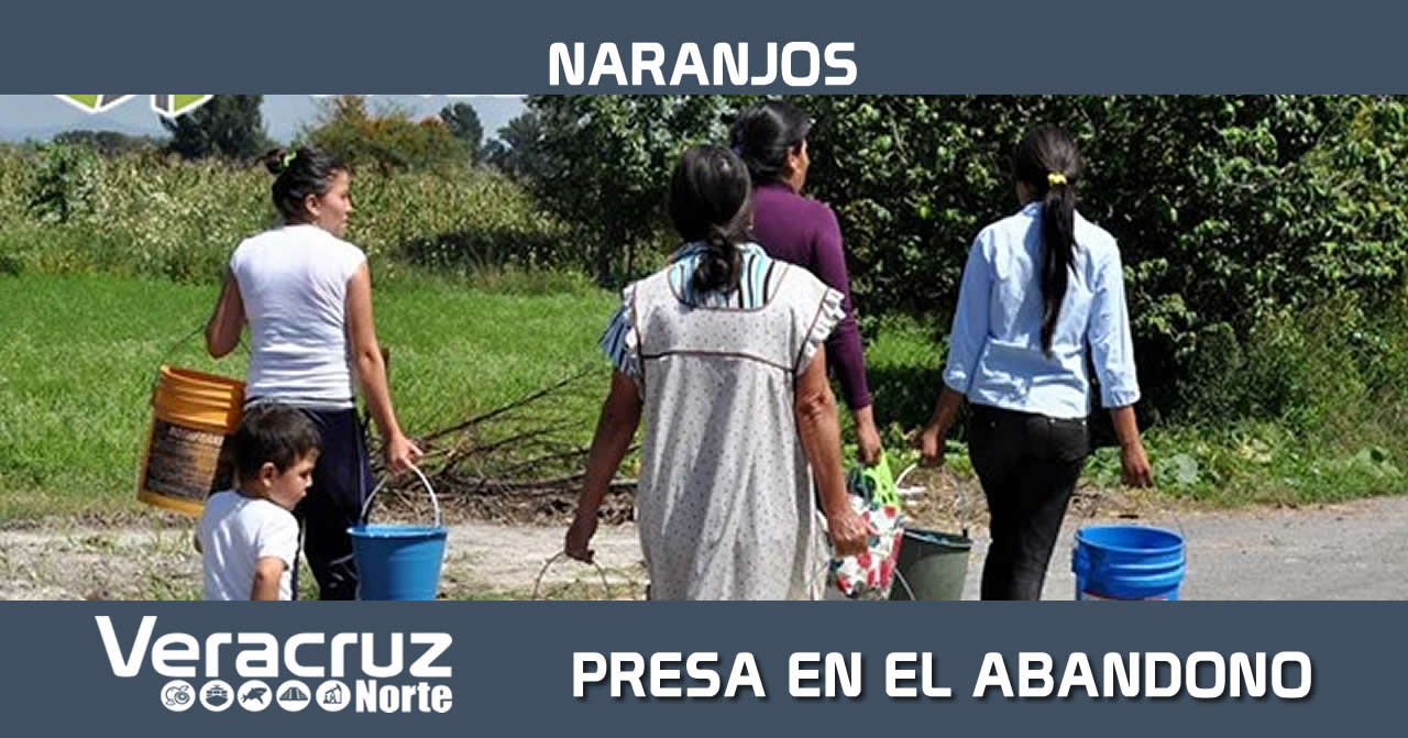 PRESA EN EL ABANDONO MIENTRAS LAS TEMPERATURAS SUBEN