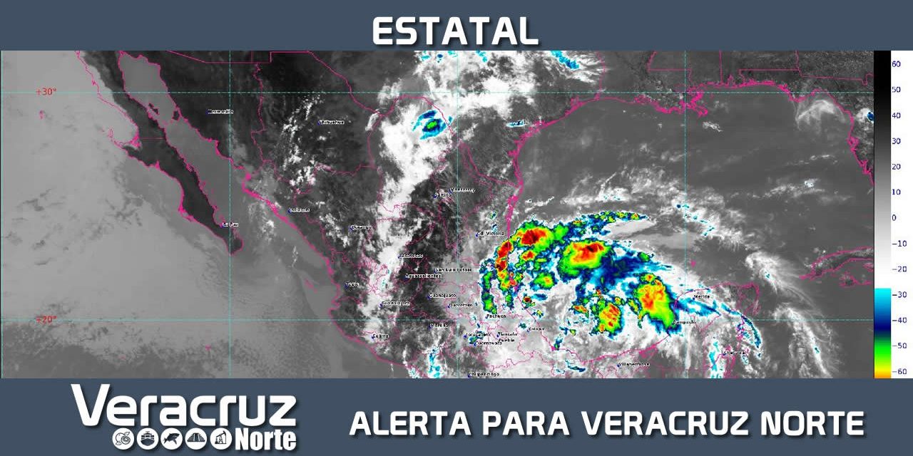 ALERTA COMISIÓN NACIONAL DEL AGUA PARA VERACRUZ NORTE