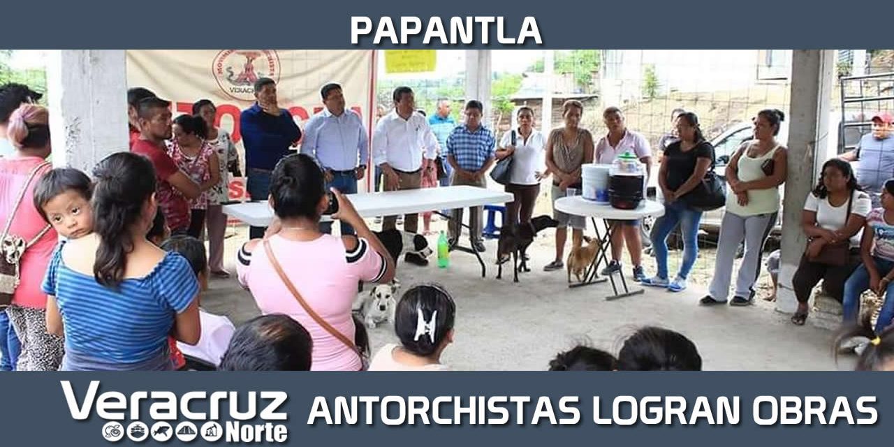 Antorchistas logran obras para su colonia