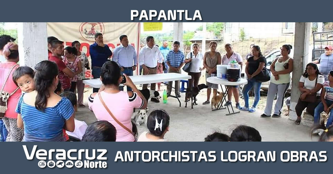 Antorchistas logran obras para su colonia