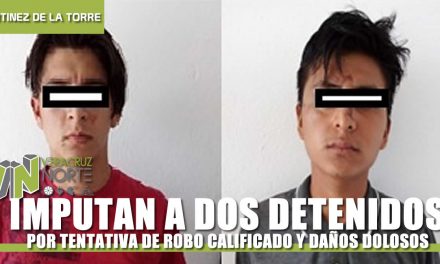 IMPUTAN A DOS DETENIDOS POR TENTATIVA DE ROBO CALIFICADO