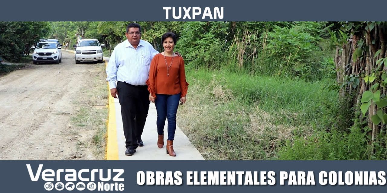 OBRAS ELEMENTALES PARA COLONIAS DE TUXPAN