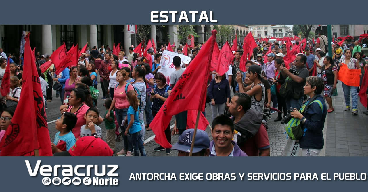 EXIGEN OBRAS Y SERVICIOS PARA EL PUEBLO DE VERACRUZ