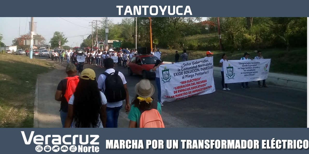 MARCHA POR UN TRANSFORMADOR ELÉCTRICO