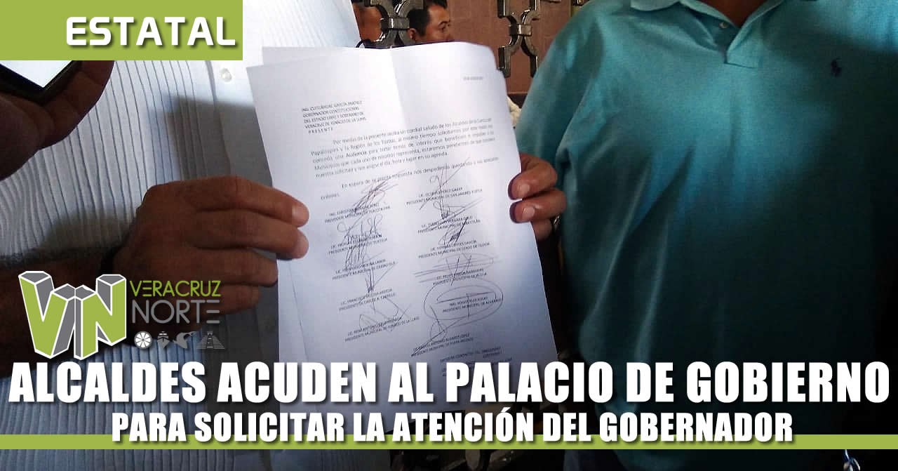 ALCALDES ACUDEN AL PALACIO DE GOBIERNO
