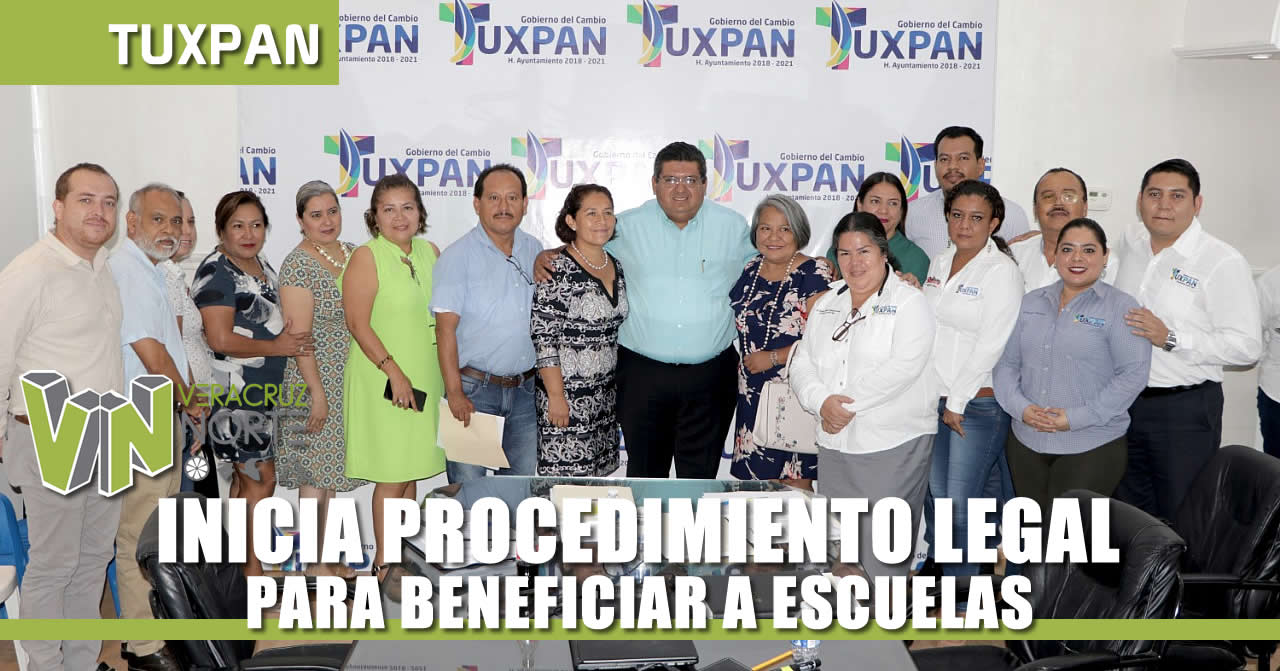 INICIA PROCEDIMIENTO LEGAL PARA BENEFICIAR A ESCUELAS
