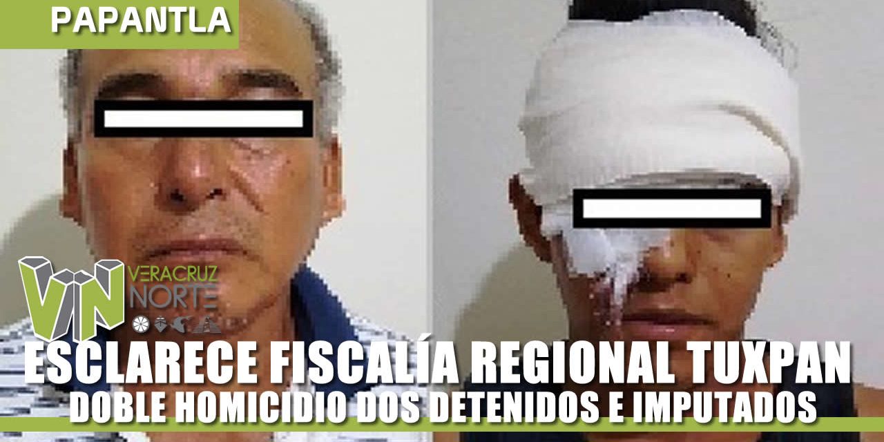 ESCLARECE FISCALÍA REGIONAL DOBLE HOMICIDIO