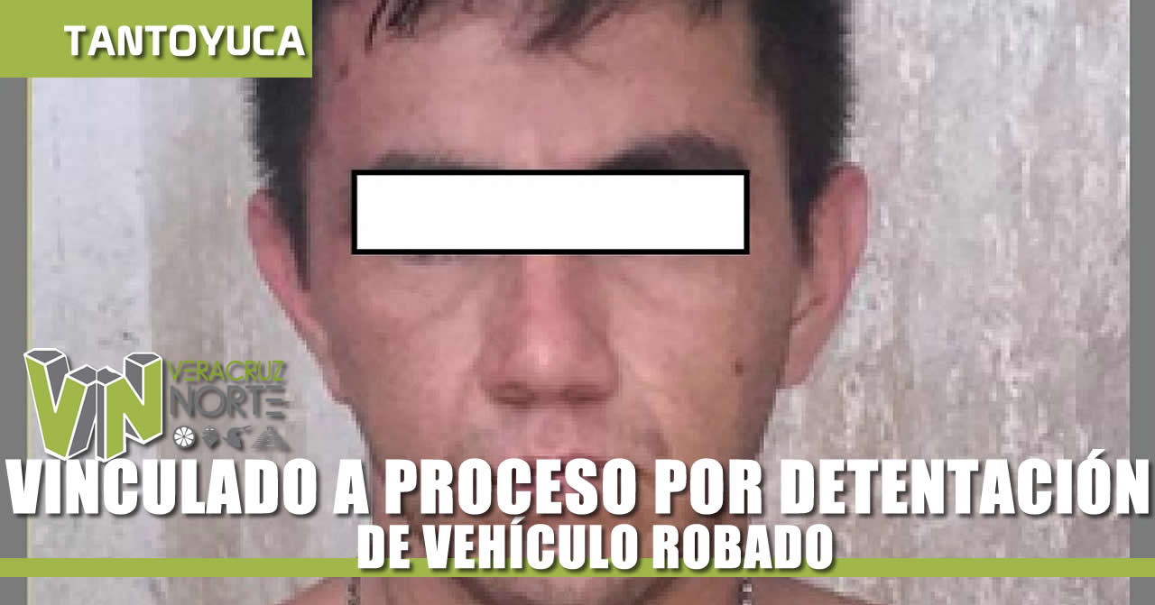 VINCULADO A PROCESO POR DETENTACIÓN DE VEHÍCULO