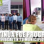 CONTINÚA FGE PROGRAMA “FISCAL EN TU MUNICIPIO”