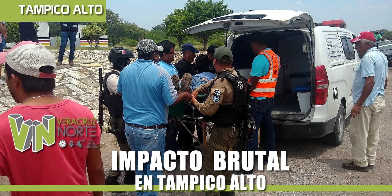 IMPACTO BRUTAL EN CARRETERA TUXPAN-TAMPICO