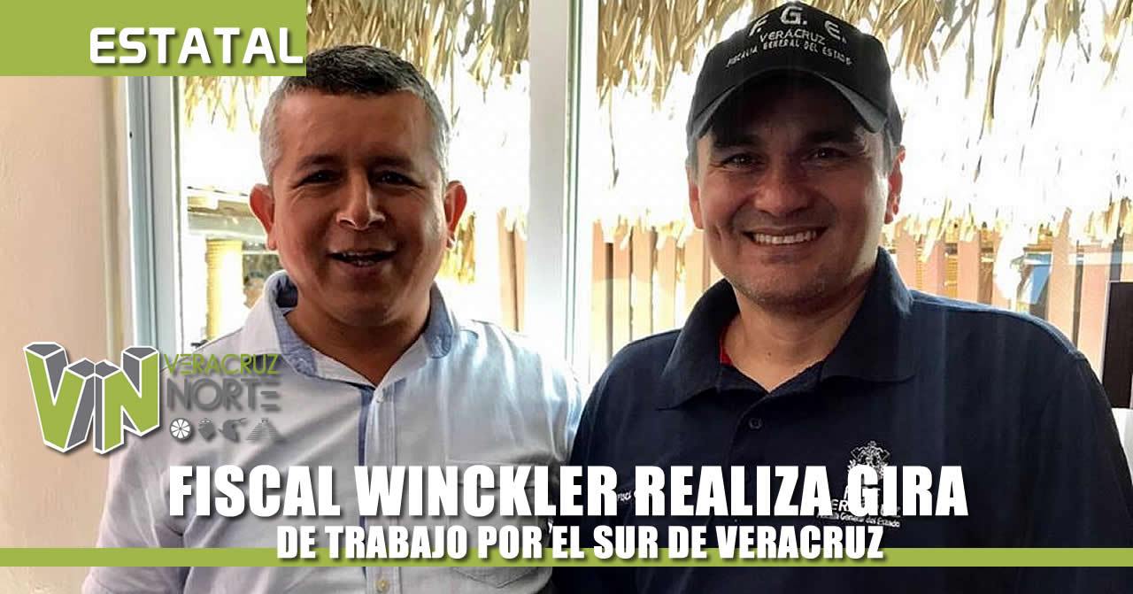 FISCAL REALIZA GIRA DE TRABAJO EN EL SUR DE VERACRUZ