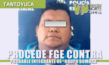 Procede FGE contra probable integrante del “Grupo Sombra”, de la Delincuencia Organizada