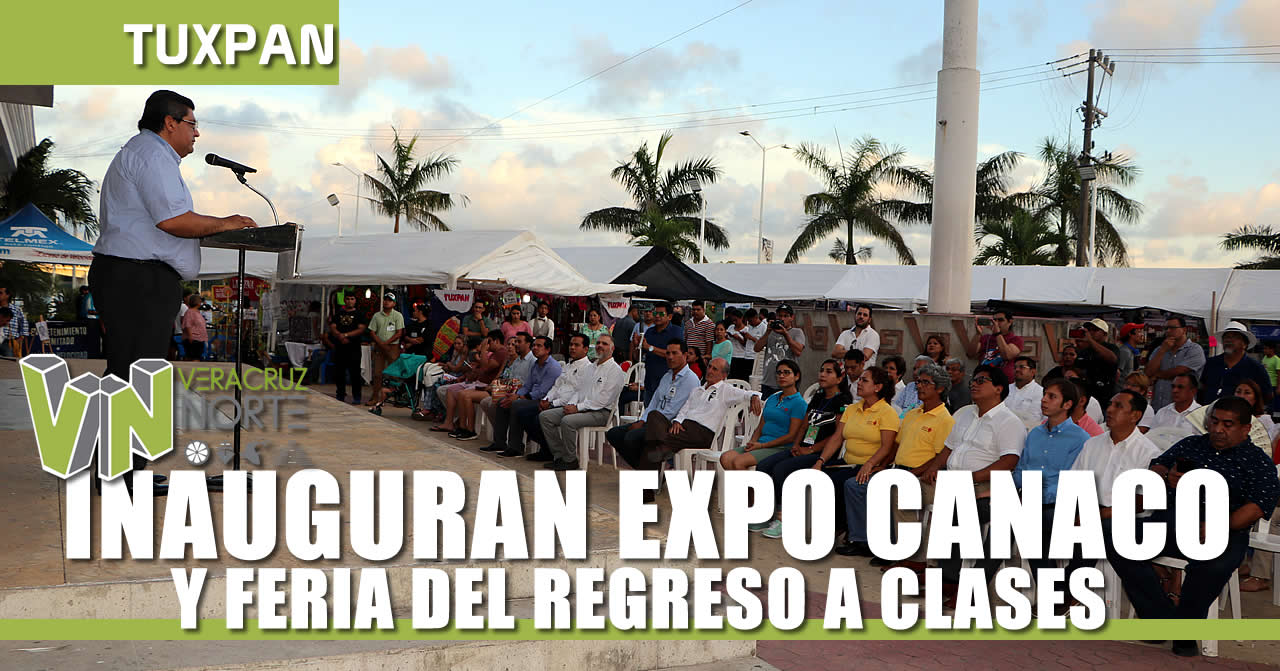 INAUGURAN EXPO CANACO Y FERIA DEL REGRESO A CLASES