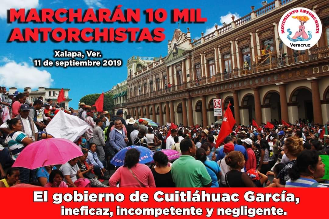 MARCHARÁN 10 MIL ANTORCHISTAS EN XALAPA.