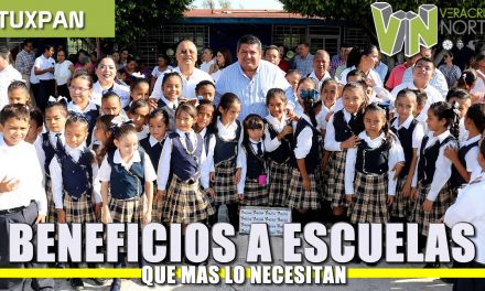 Beneficios a escuelas que más lo necesitan