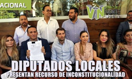 Presentan diputados locales Acción de Inconstitucionalidad para defender a Veracruz