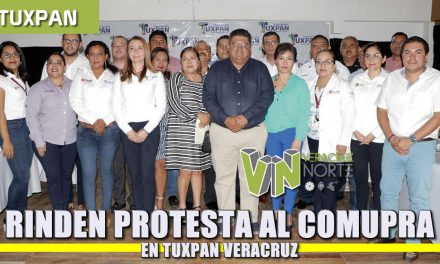 Rinden protesta al COMUPRA Tuxpan