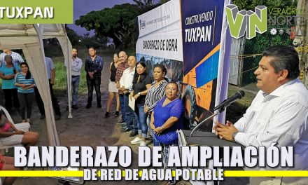Banderazo de ampliación de red de agua potable