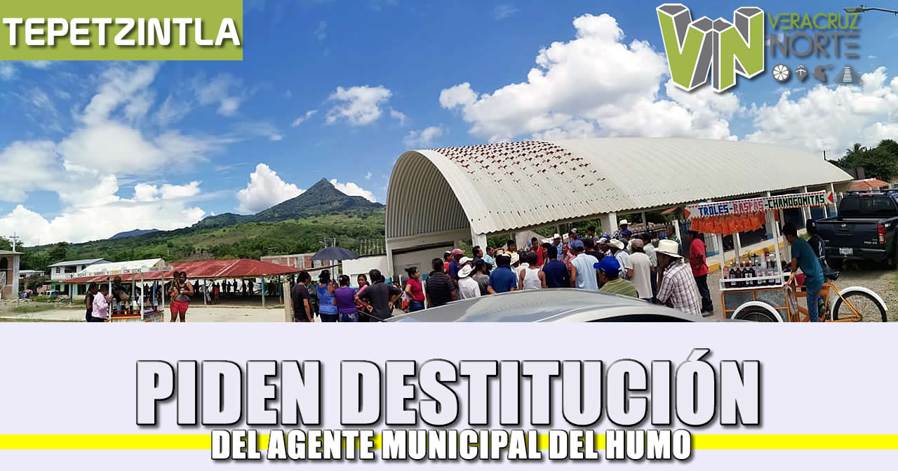 Piden destituir al Agente Municipal del Humo