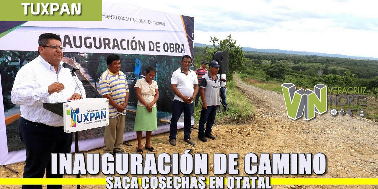 Inauguración de camino saca-cosechas en Otatal