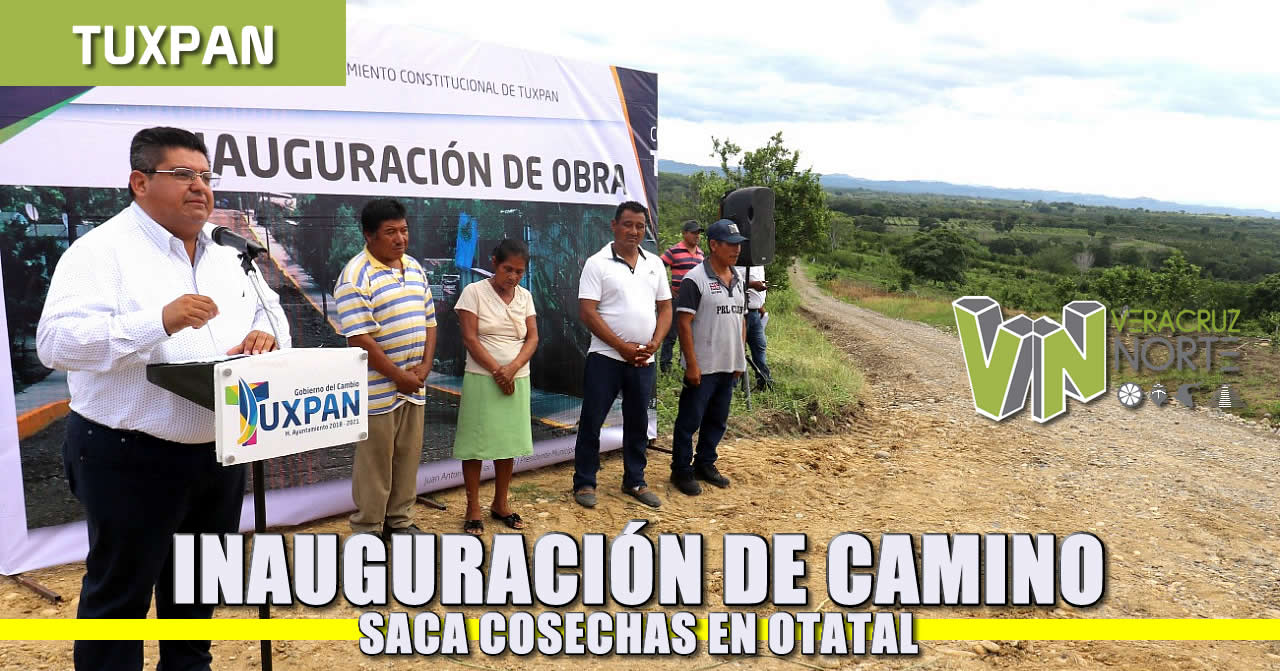 Inauguración de camino saca-cosechas en Otatal
