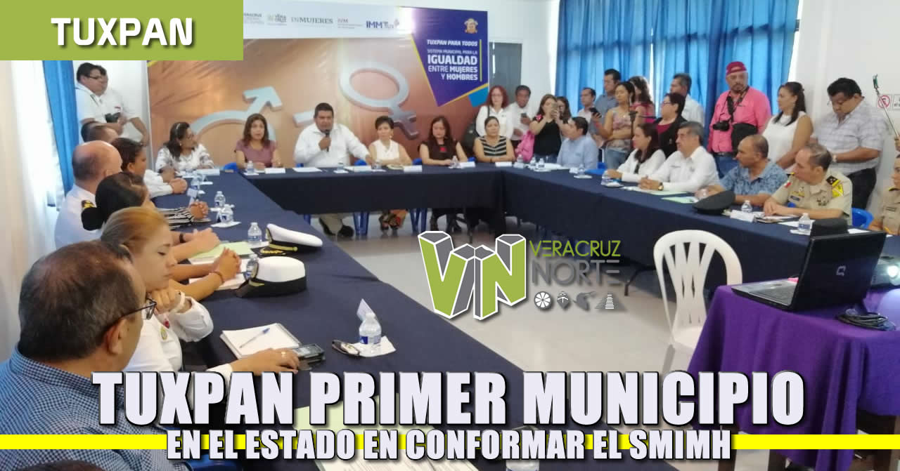 Tuxpan primer municipio en la entidad en conformar el Sistema Municipal para la Igualdad entre Mujeres y Hombres