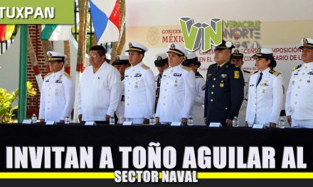 Invitan a Toño Aguilar al Sector Naval