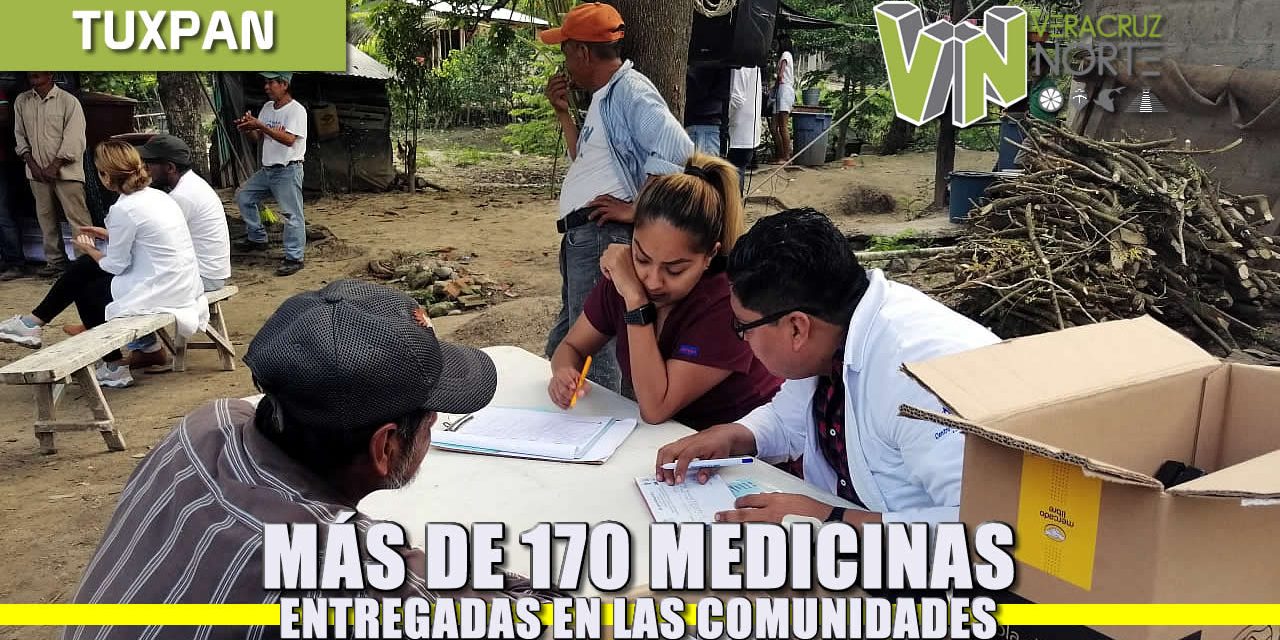 Más de 170 Medicamentos entregadas en las Comunidades