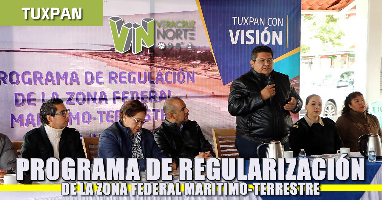 Presentan programa de Regularización de la Zona Federal Marítimo-Terrestre