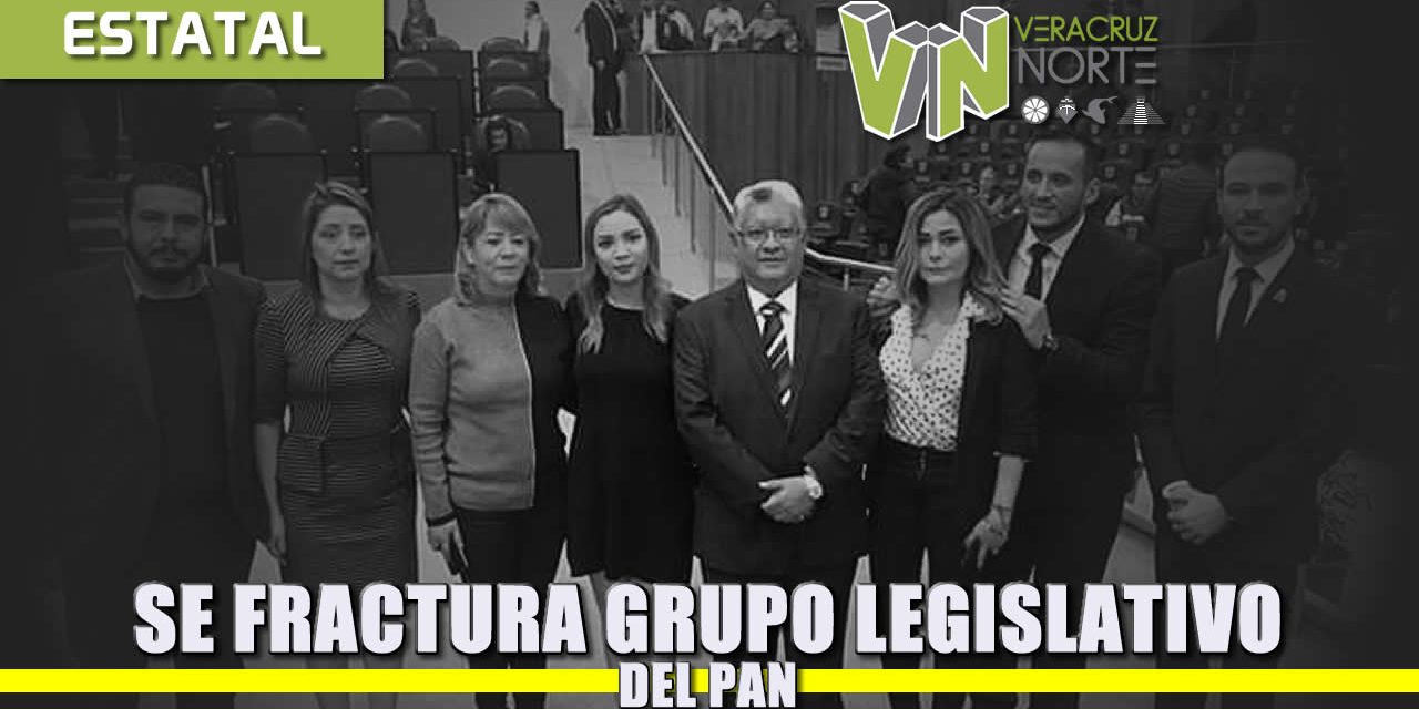 Se fractura el grupo legislativo del PAN