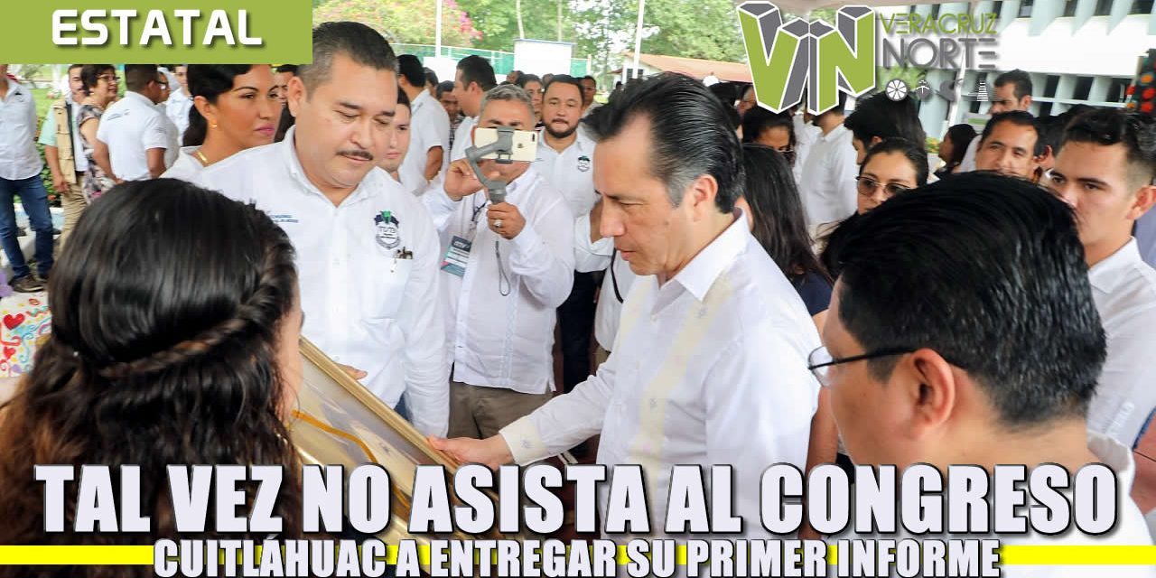 Tal vez no acuda al Congreso Cuitáhuac García a entregar su primer informe de labores