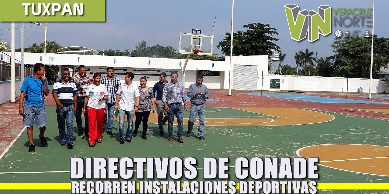 Directivos de CONADE recorren instalaciones deportivas