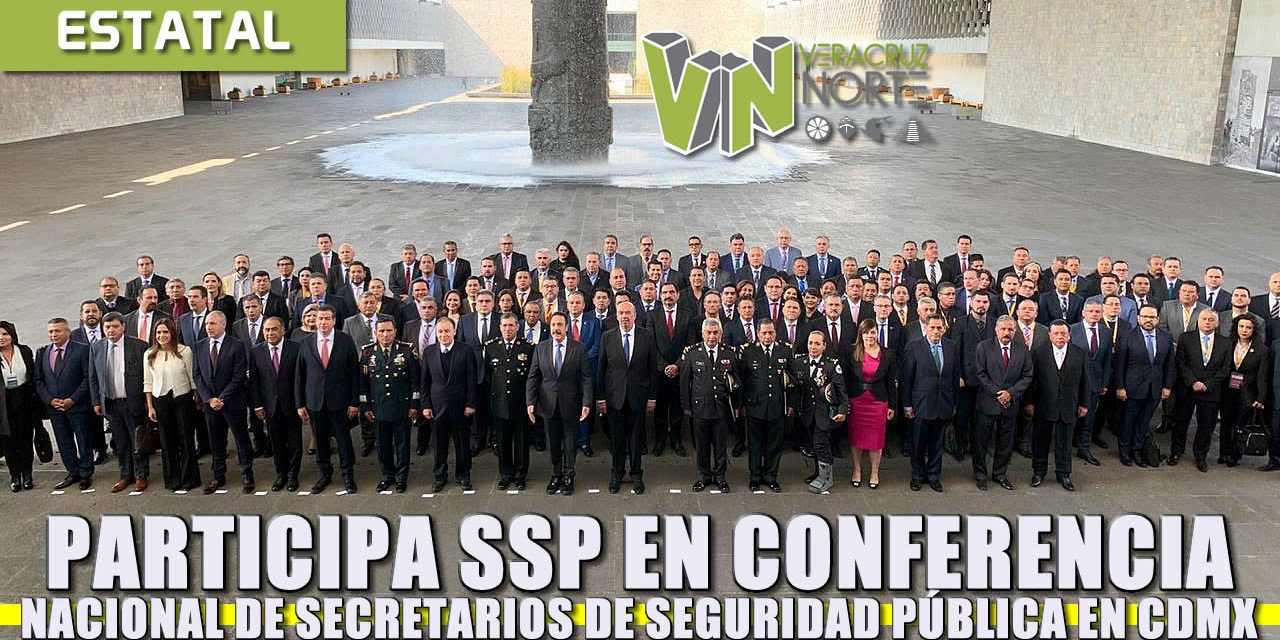 Participa SSP en Conferencia Nacional de secretarios de Seguridad Pública en CDMX