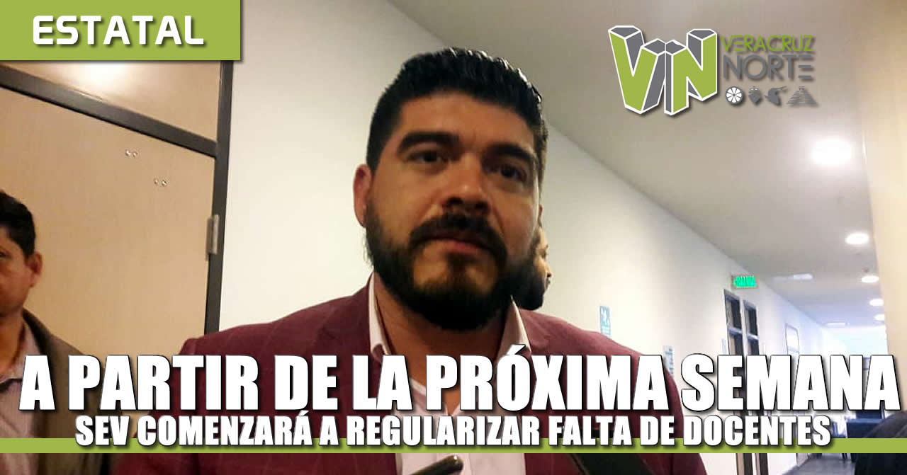 A partir de la próxima semana SEV comenzará a regularizar falta de docentes