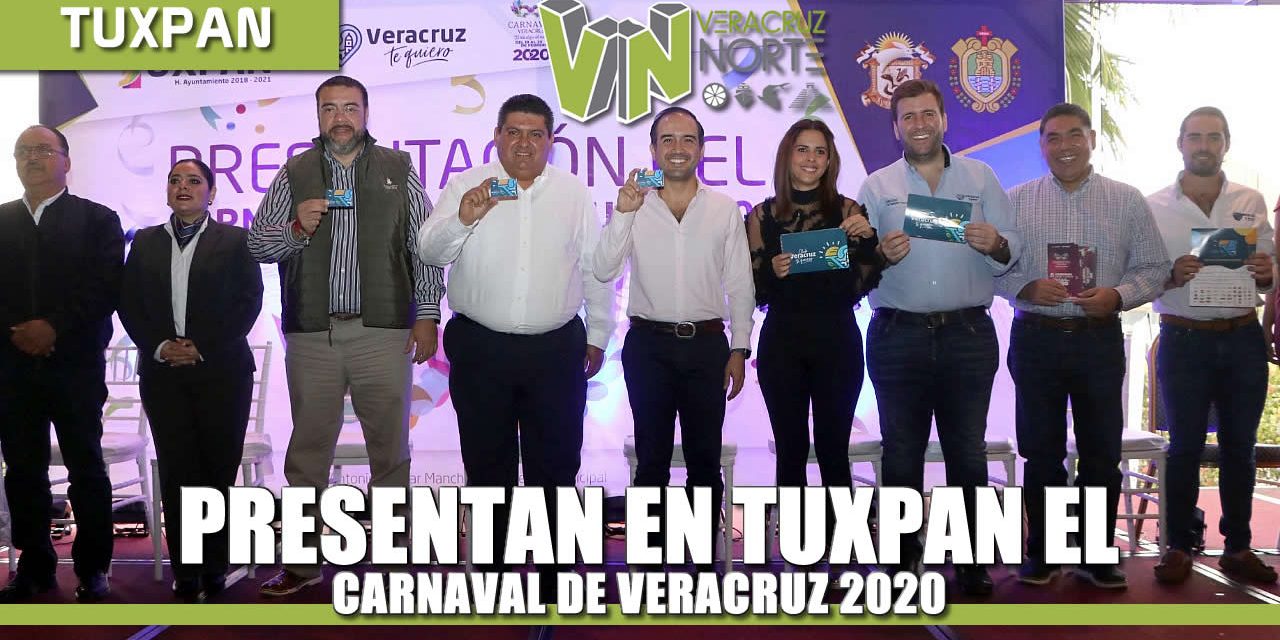 Presentan en Tuxpan Carnaval de Veracruz 2020