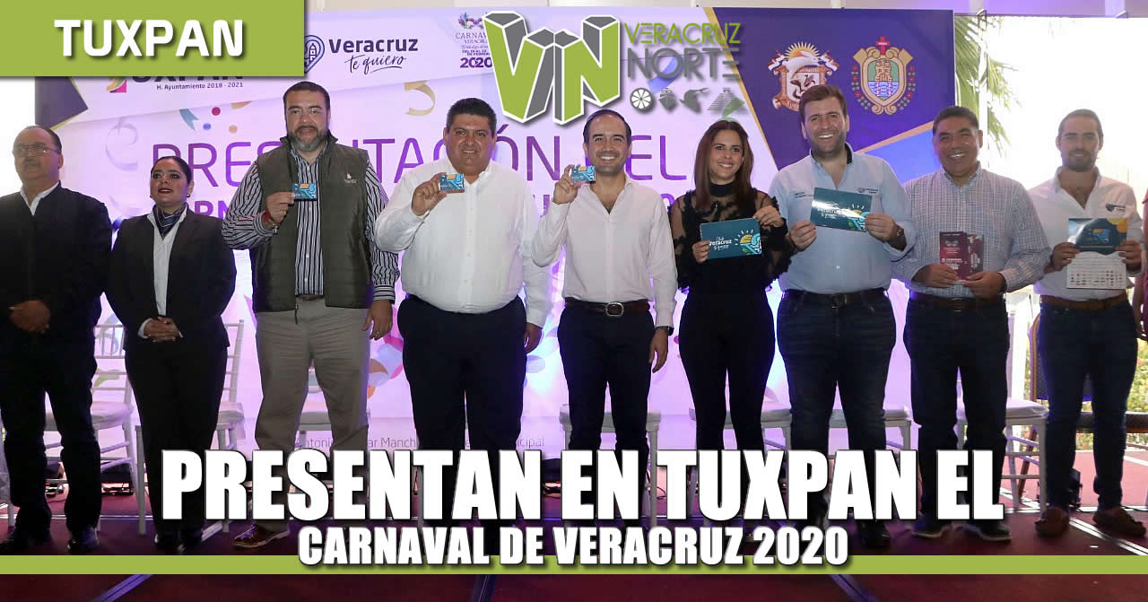 Presentan en Tuxpan Carnaval de Veracruz 2020