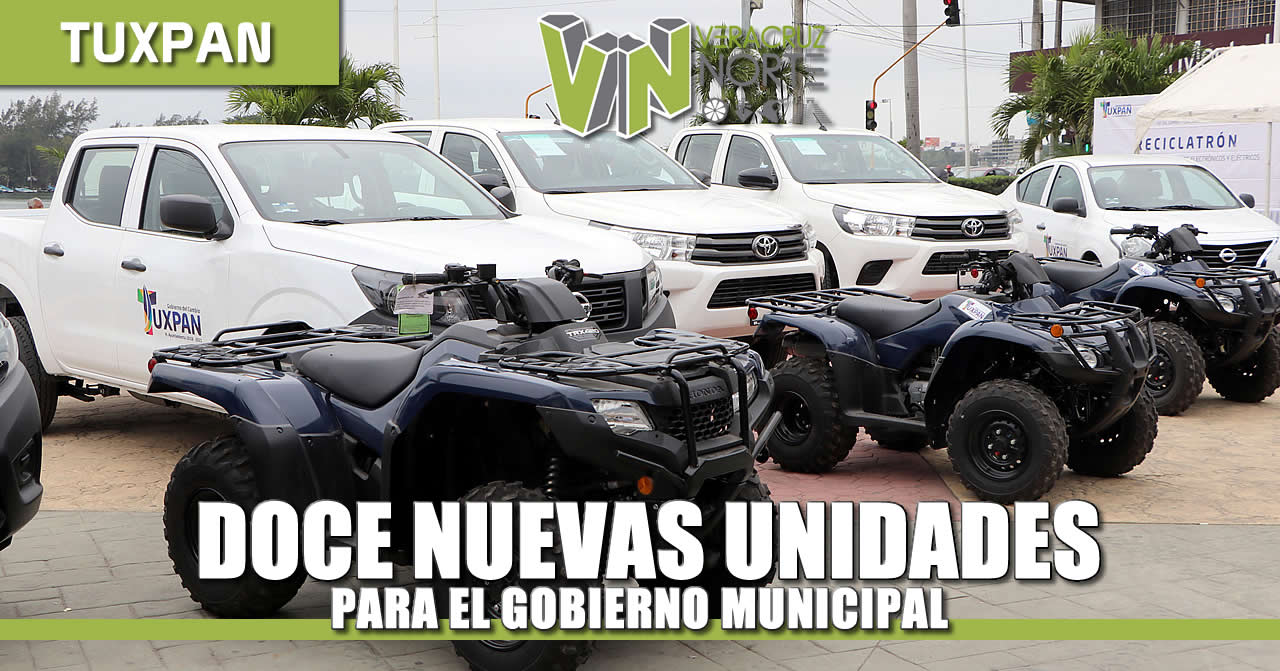12 nuevas unidades para EL Gobierno Municipal