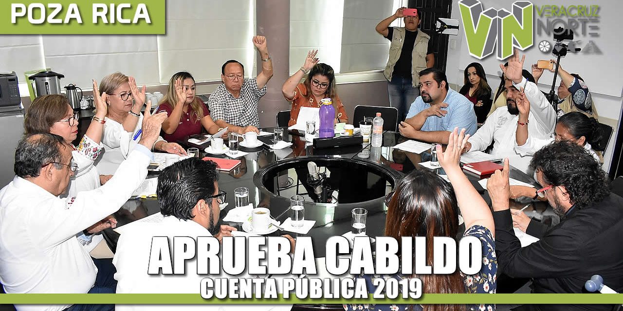 Aprueba cabildo Cuenta Pública 2019