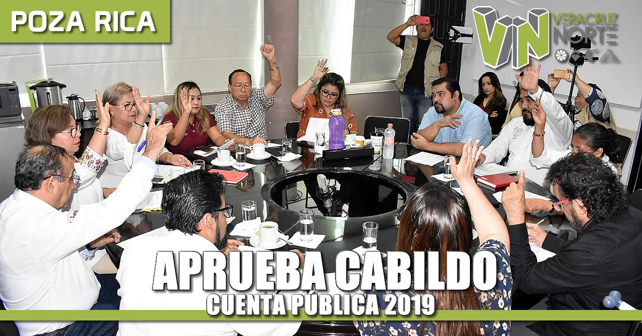 Aprueba cabildo Cuenta Pública 2019