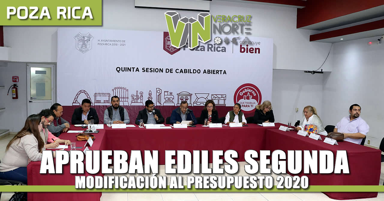 Aprueban ediles Segunda Modificación a Presupuesto de Egresos 2020