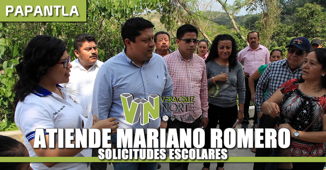 ATIENDE MARIANO ROMERO SOLICITUDES ESCOLARES