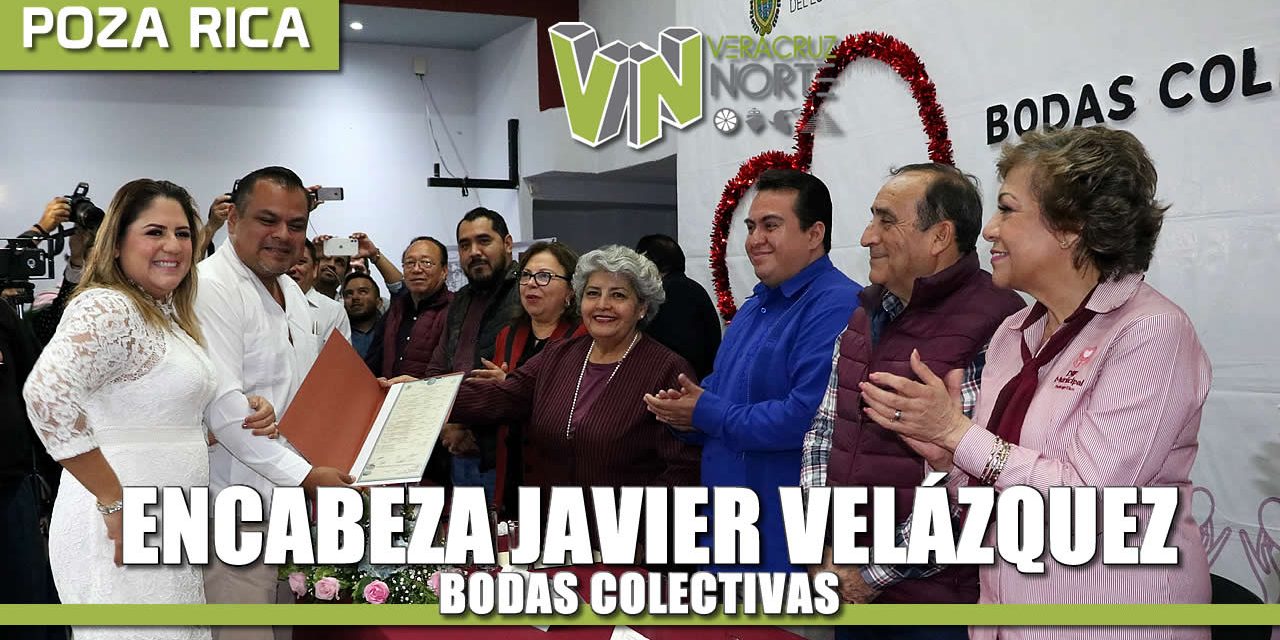 Encabeza Javier Velázquez bodas colectivas para 71 parejas.