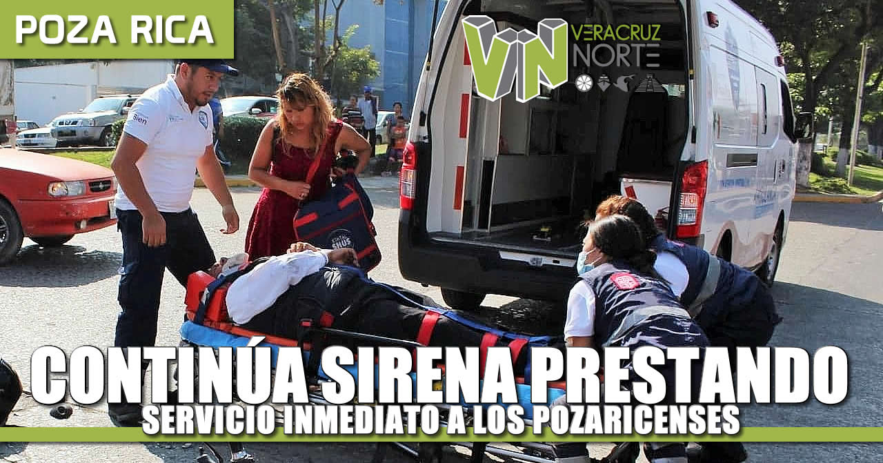 Continúa SIRENA prestando el servicio inmediato a los pozarricenses