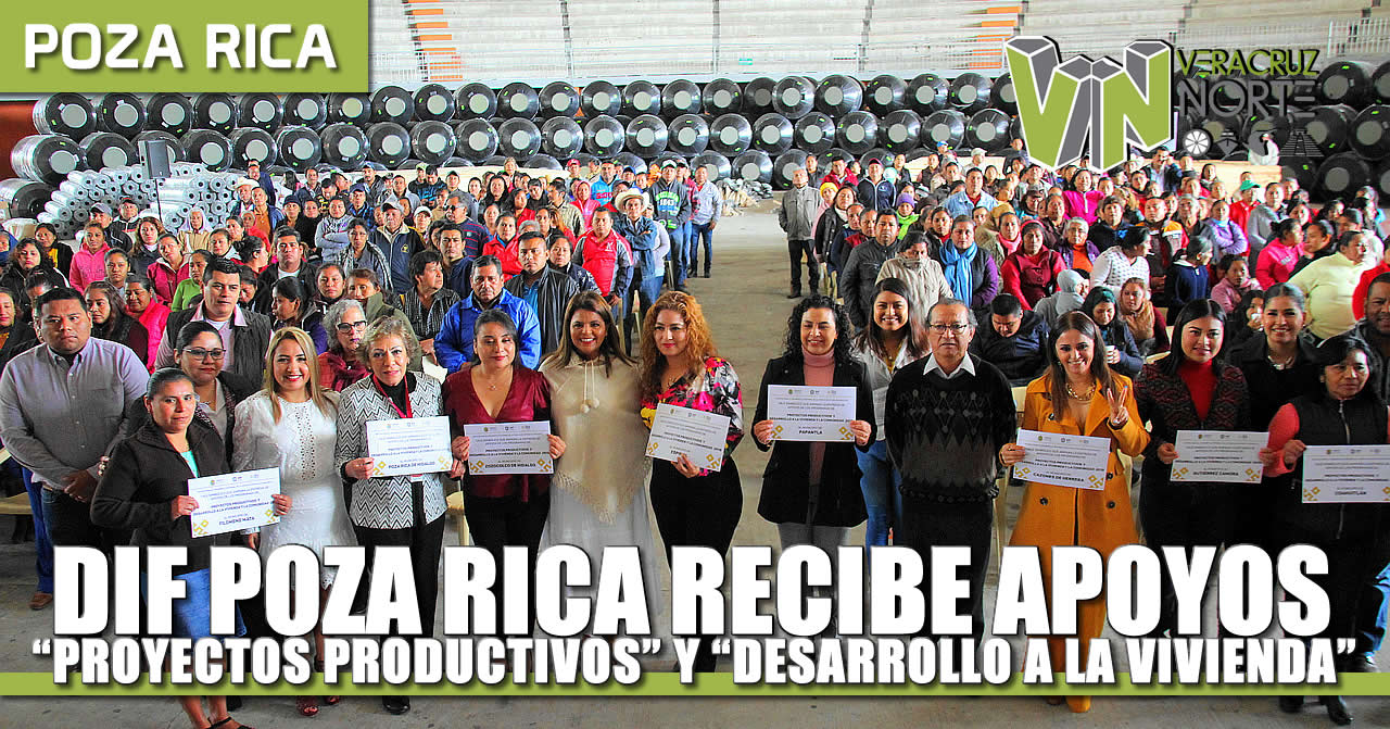 DIF Poza Rica Recibe apoyos de “Proyectos Productivos” y “Desarrollo a la Vivienda y la Comunidad”