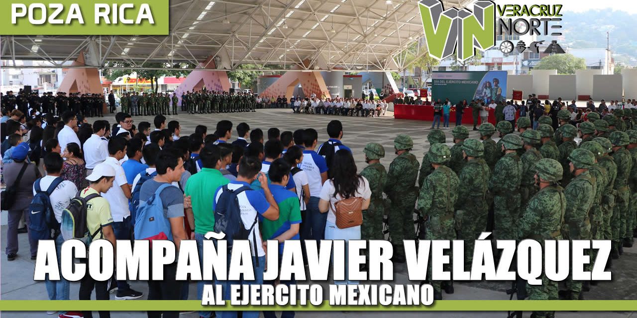 Acompaña gobierno de Javier Velázquez, a Celebración del 107 aniversario del Ejército Mexicano