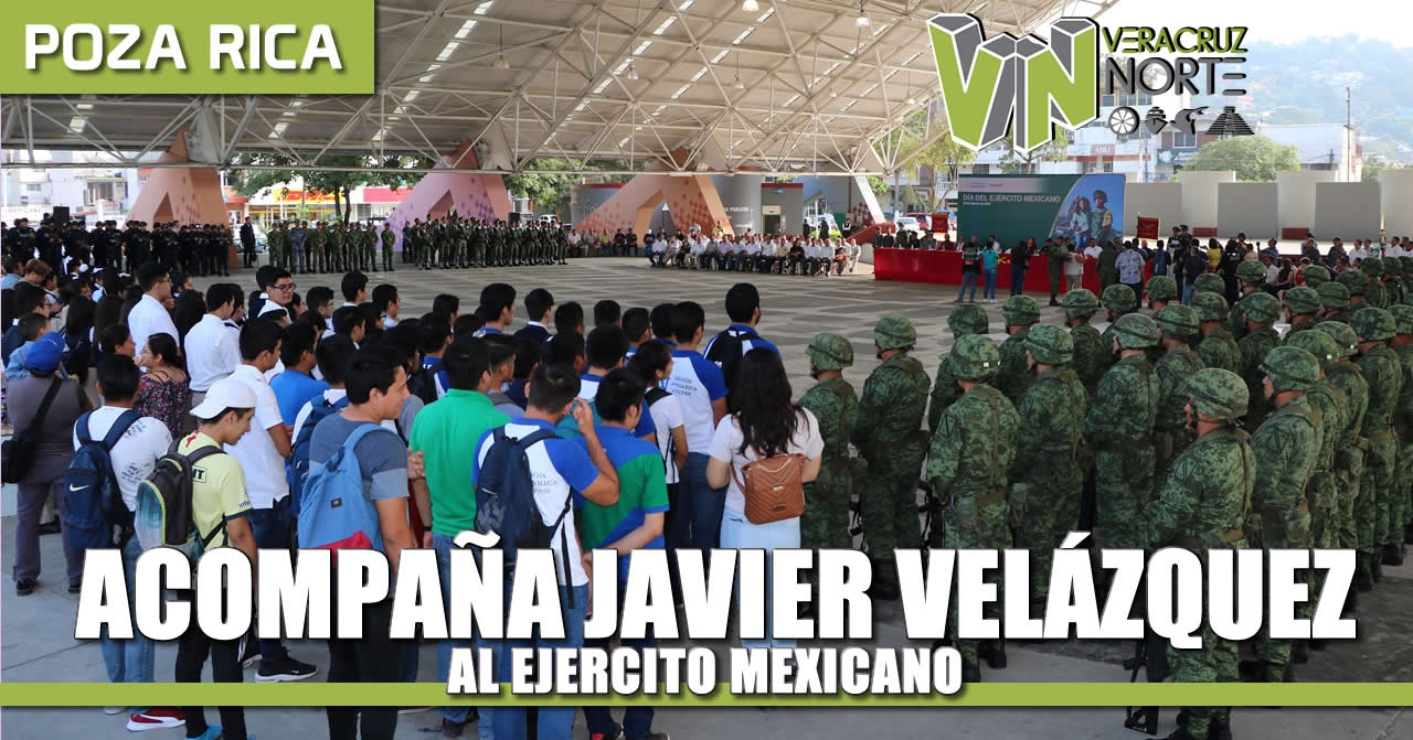 Acompaña gobierno de Javier Velázquez, a Celebración del 107 aniversario del Ejército Mexicano