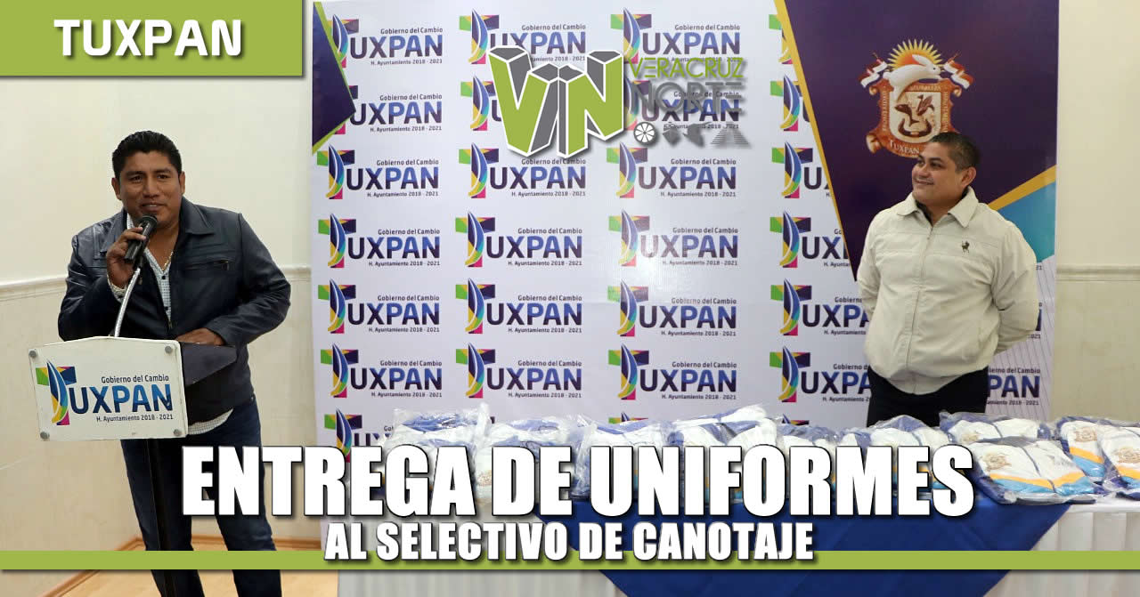 Entrega de uniformes al selectivo de Canotaje