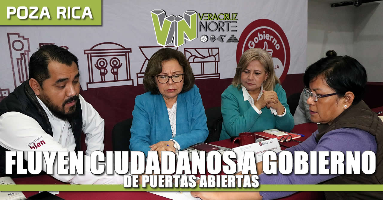 Fluyen ciudadanos a Gobierno de Puertas Abiertas