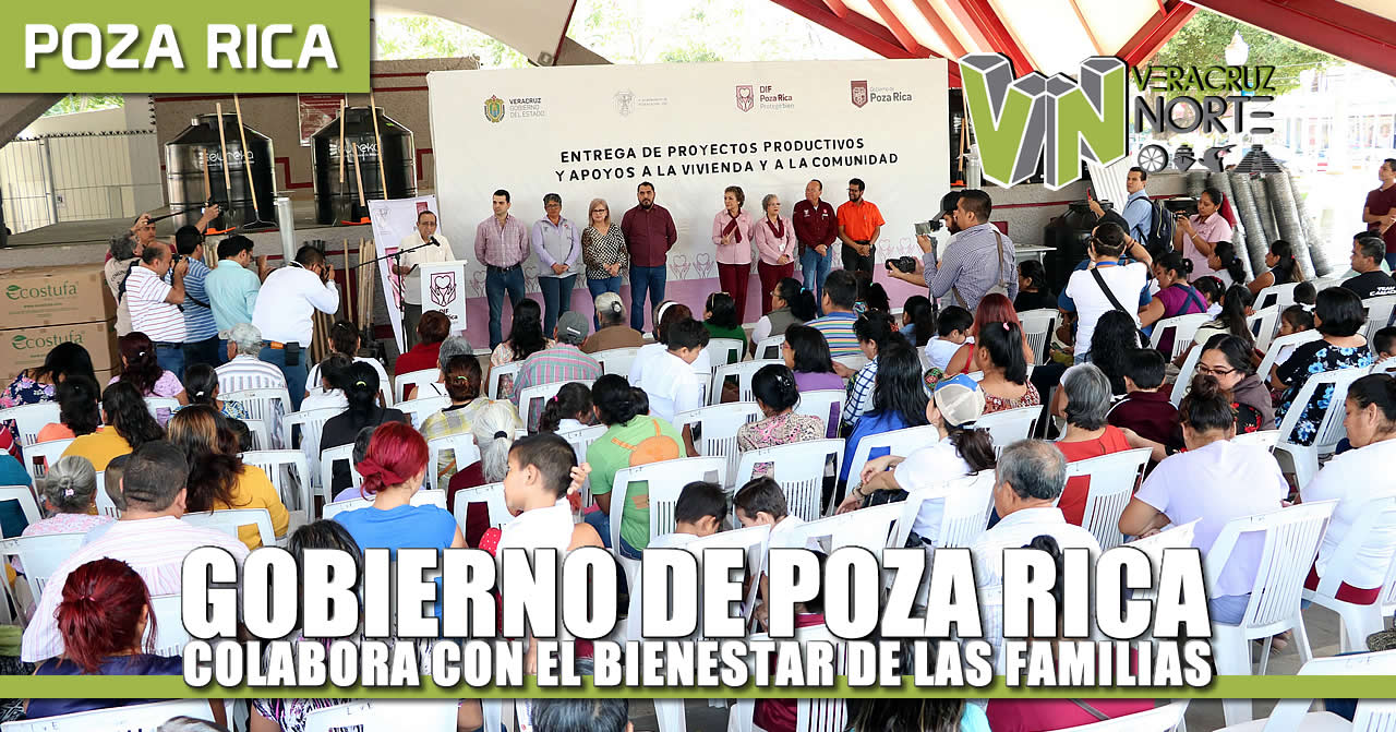 Gobierno de Poza Rica colabora con el bienestar de las familias pozarricenses