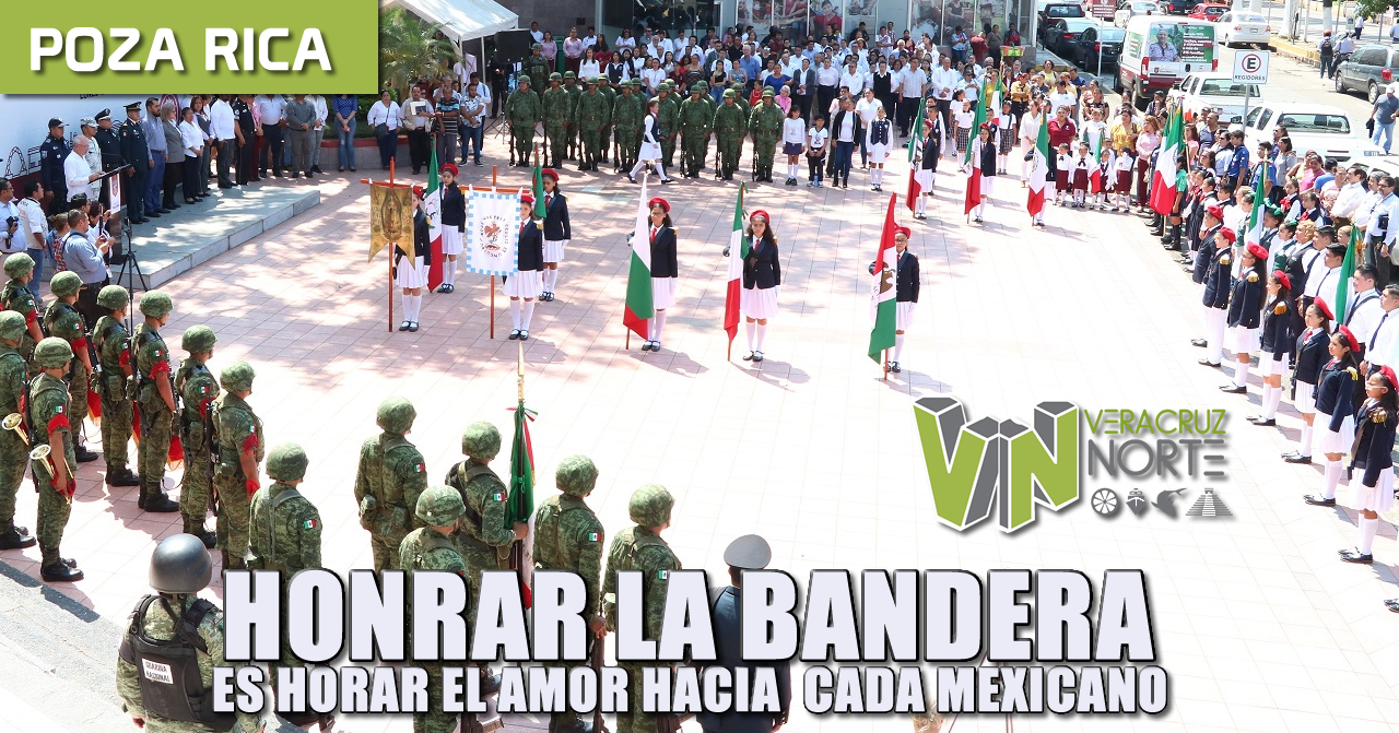 HONRAR LA BANDERA, ES HONRAR EL AMOR HACIA CADA MEXICANO